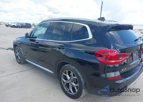 2021 BMW X3 Sdrive30I z USA, uszkodzony, nr VIN 5UXTY3C06M9E37250